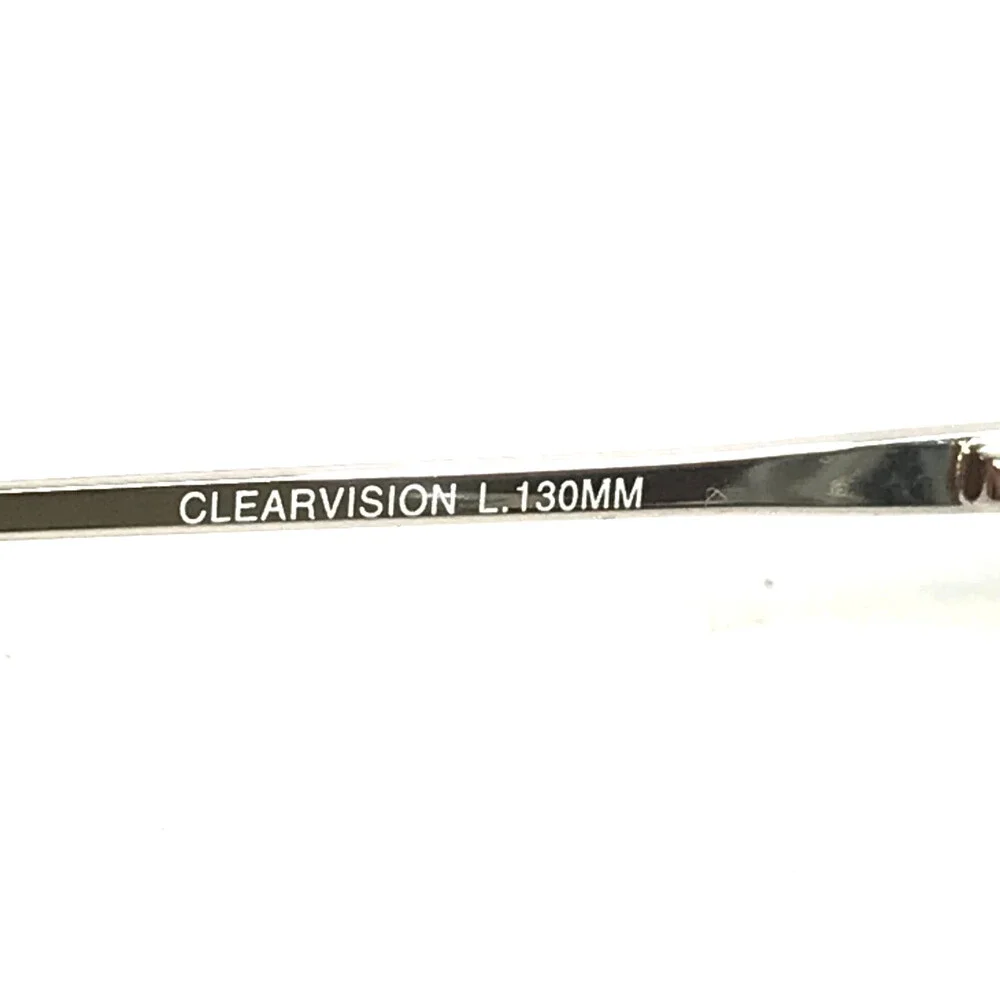 Clear Vision Eyeglasses Frames KAYLEE BLUE SILVER MIX Square Full Rim 51-15-130